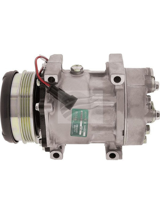 Sanden Compressor For Ford New Holland T4030V Sd7H15 12V 4Pv 112mm Hpad CM8148 Sanden - Micks Gone Bush