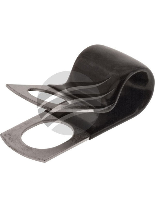 Jaylec Pack 10 10mm Coated Metal Pclip 10mm Mounting Hole - Pvc CMPC10 Others Jaylec - Micks Gone Bush