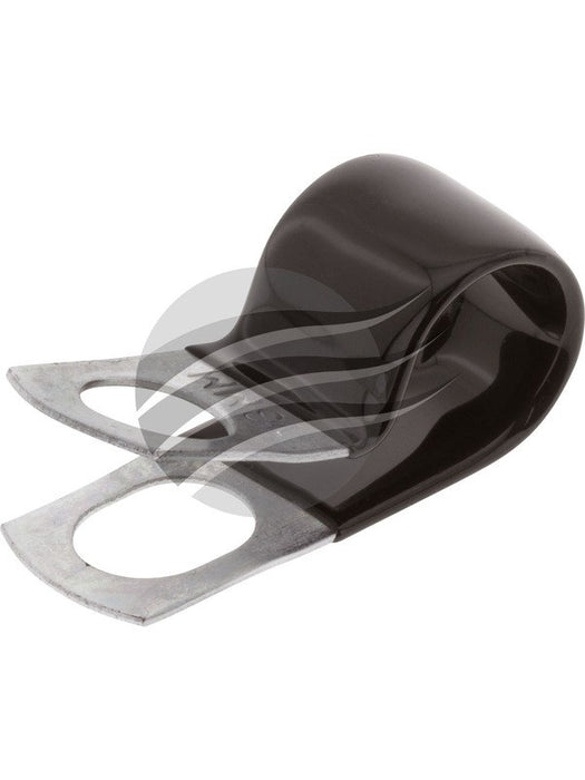 Jaylec Pack 10 13mm Coated Metal Pclip 10mm Mounting Hole - Pvc CMPC13 Others Jaylec - Micks Gone Bush