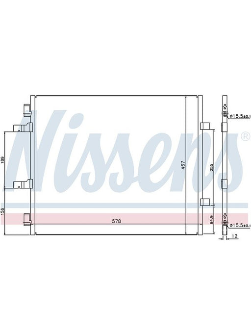 Nissens Condenser For Renault Trafic Ii 2.0L - Dsl 8/06-On CN5677 Nissens - Micks Gone Bush