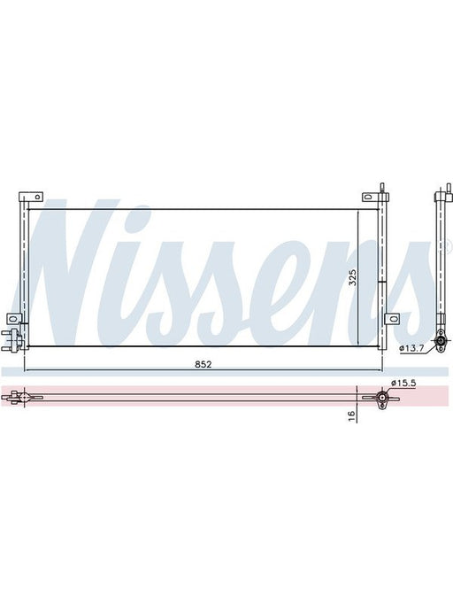 Nissens Condenser For Volvo Truck Fh12 Fh13 540 12-On Fh16 600 13-On CN6033 Nissens - Micks Gone Bush