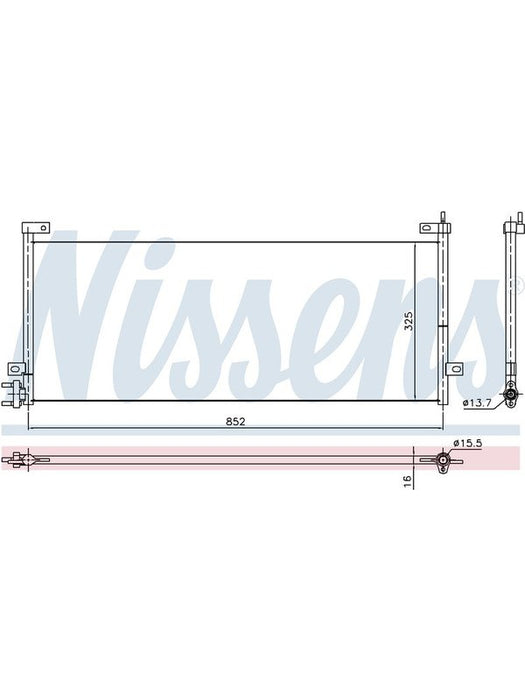 Nissens Condenser For Volvo Truck Fh12 Fh13 540 12-On Fh16 600 13-On CN6033 Nissens - Micks Gone Bush