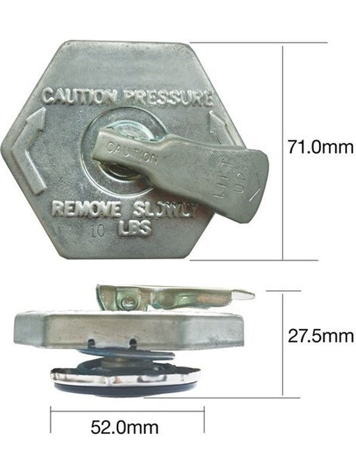 Tridon Radiator Cap Safety Lever CP1070L Tridon - Micks Gone Bush