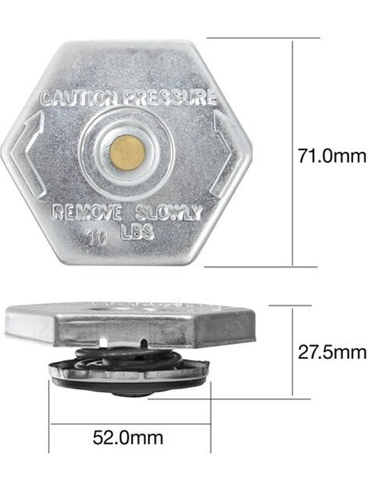 Tridon Radiator Cap CP1070 Tridon - Micks Gone Bush