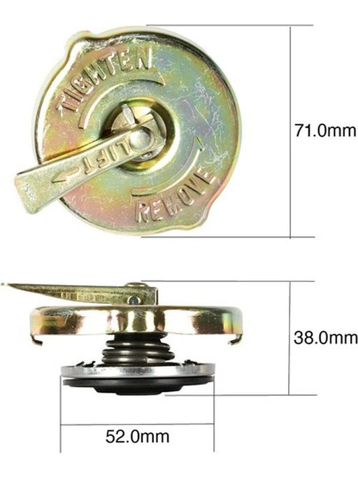 Tridon Radiator Cap Safety Lever CP15100L Tridon - Micks Gone Bush