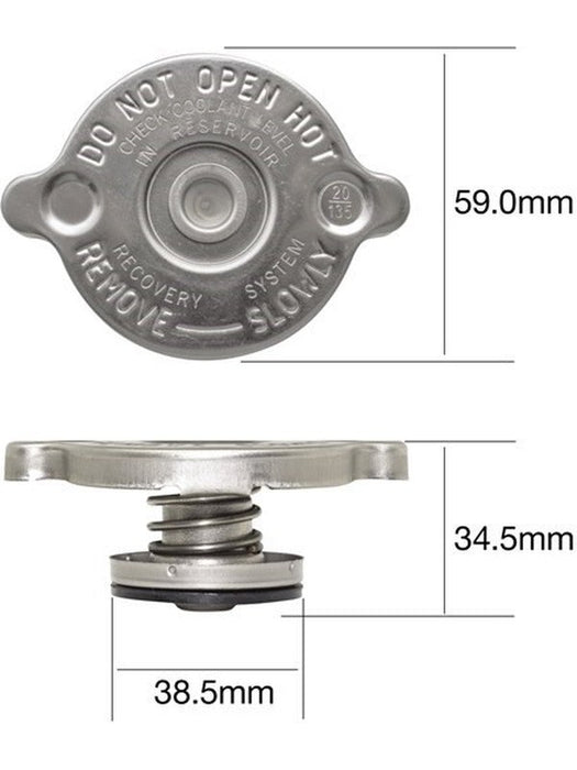 Tridon Radiator Cap CR1070 Tridon - Micks Gone Bush