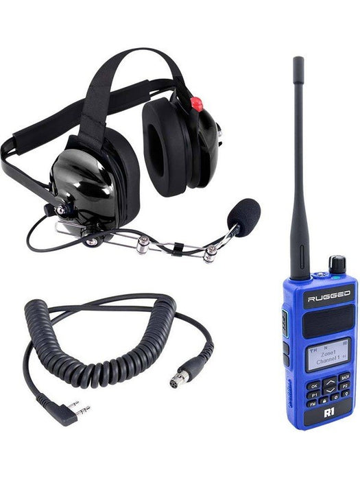 Rugged Radios Radio Kit Crew Chief Spotter R1 UHF/VHF CREW-R1 RUGGED RADIOS - Micks Gone Bush