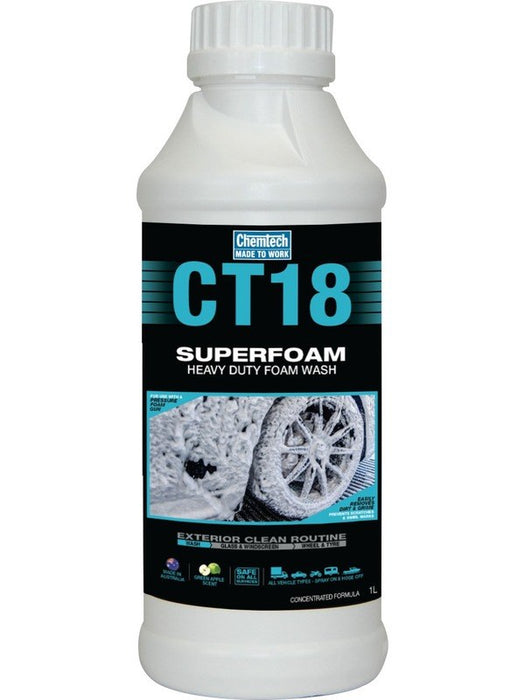 Chemtech CT18 Superfoam Heavy Duty Foam Wash 1L CT18-SF1L CHEMTECH - Micks Gone Bush