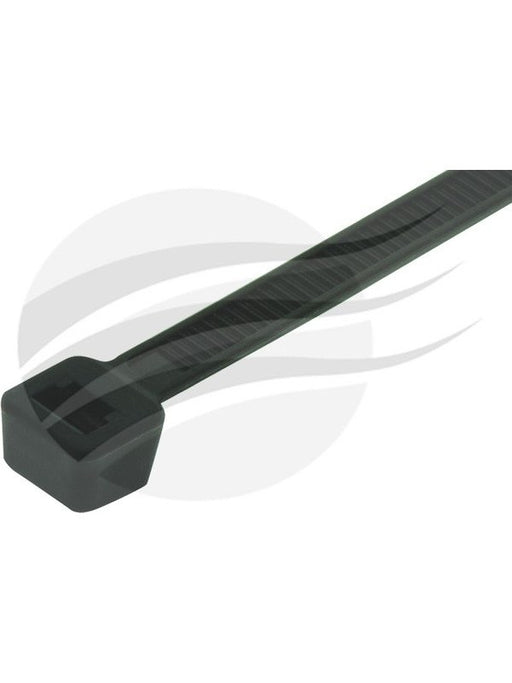 Jaylec Cable Tie 200mm X 4.8mm Black Nylon [ref Narva 56404] Pack 100 CT4004 Cable Ties Jaylec - Micks Gone Bush