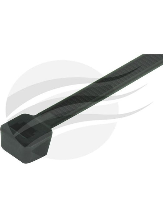 Jaylec Cable Tie 200mm X 4.8mm Black Nylon [ref Narva 56404] Pack 100 CT4004 Cable Ties Jaylec - Micks Gone Bush