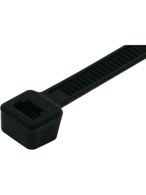 Jaylec Cable Tie 380mm X 4.8mm Black Nylon [ref Narva 56408] Pack 100 CT4006 Cable Ties Jaylec - Micks Gone Bush