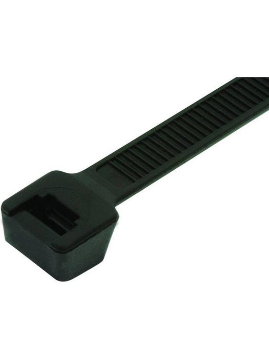 Jaylec Cable Tie 380mm X 7.6mm Black Nylon [ref Narva 56410] Pack 100 CT4007 Cable Ties Jaylec - Micks Gone Bush