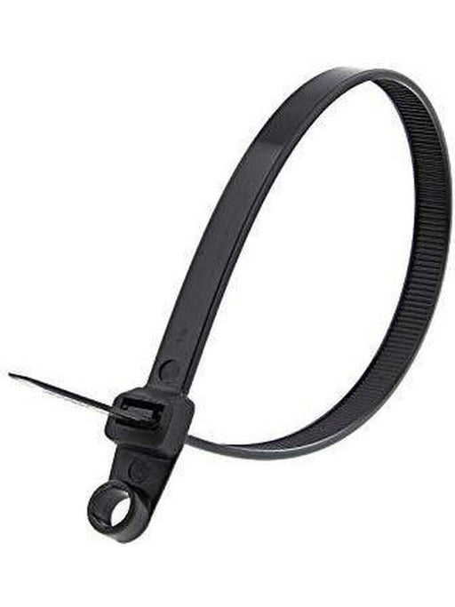 Jaylec Pack 100 Cable Tie 200mm X 4.8mm Black Screw Mount Uv Resistant CT4011 Cable Ties Jaylec - Micks Gone Bush