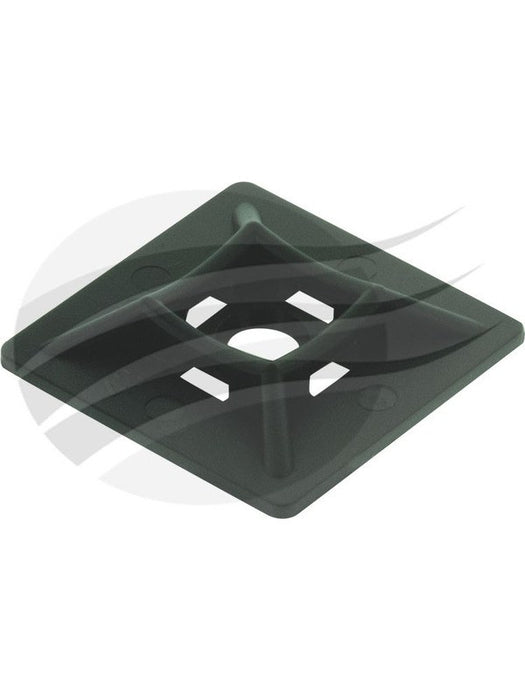 Jaylec Cable Tie Mount 28 X 28mm Black [ref Narva 56446] Pack 100 CT4013 Cable Ties Jaylec - Micks Gone Bush