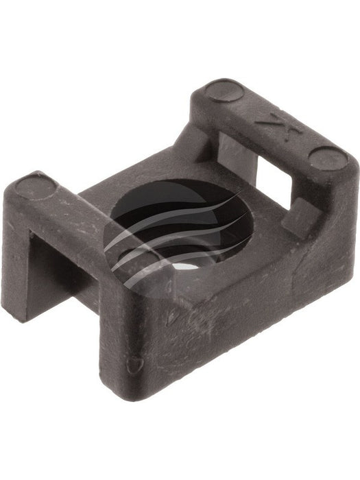 Jaylec Cable Tie Mount Screw Down H 7mm x L 15mm x W 10mm Black Pack of 10 CT4015BL Cable Ties Jaylec - Micks Gone Bush