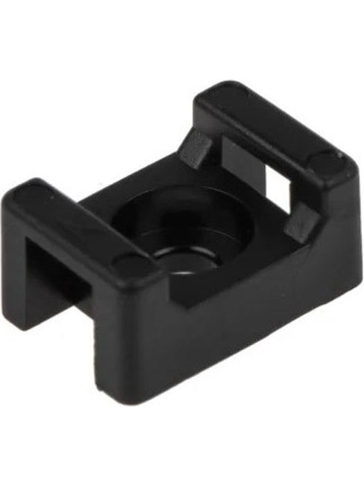 Jaylec Cable Tie Mount Screw Down H: 9.8mm x L: 23mm x W: 16mm Black Pack 10 CT4016BL Jaylec - Micks Gone Bush