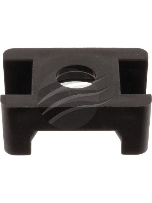 Jaylec Cable Tie Mount Screw Down H: 9.8mm x L: 23mm x W: 16mm Black Pack 100 CT4016 Cable Ties Jaylec - Micks Gone Bush