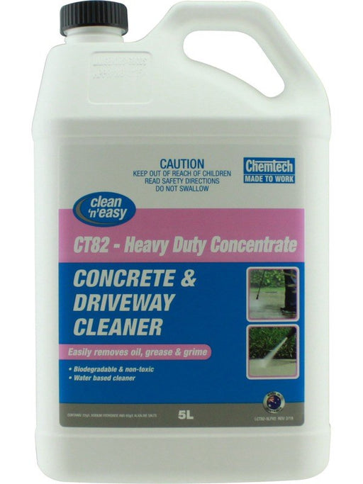 Chemtech Clean N Easy CT82 Concrete & Driveway Cleaner 5L CT82-5L CHEMTECH - Micks Gone Bush