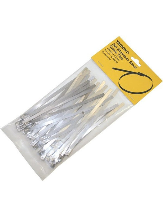 Tridon Cable Ties Stainless Steel 300mm x 4.5mm Pack 50 CTSS304 Tridon - Micks Gone Bush