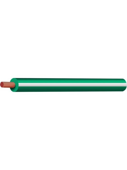 Tycab 2mm Single Core Trace Cable Green White 100M (8/0.32 V90) CW1240 Tycab - Micks Gone Bush