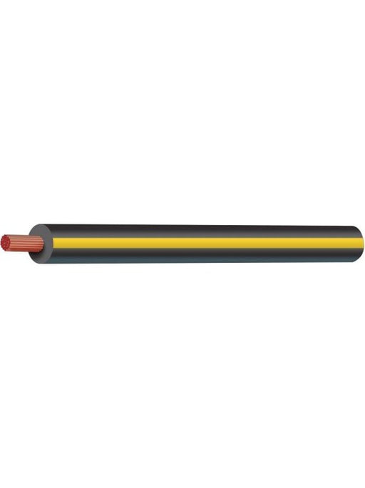 Tycab 3mm Single Core Trace Cable Black Yellow 30M (14/0.32) (Auto 150) CW1336 Tycab - Micks Gone Bush