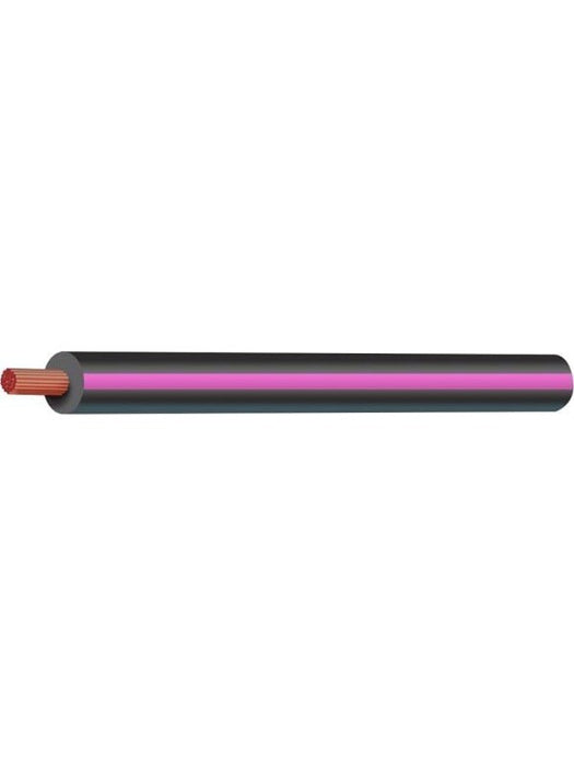 Tycab 3mm Single Core Trace Cable Black Pink 30M (14/0.32) (Auto 150) CW1338 Tycab - Micks Gone Bush