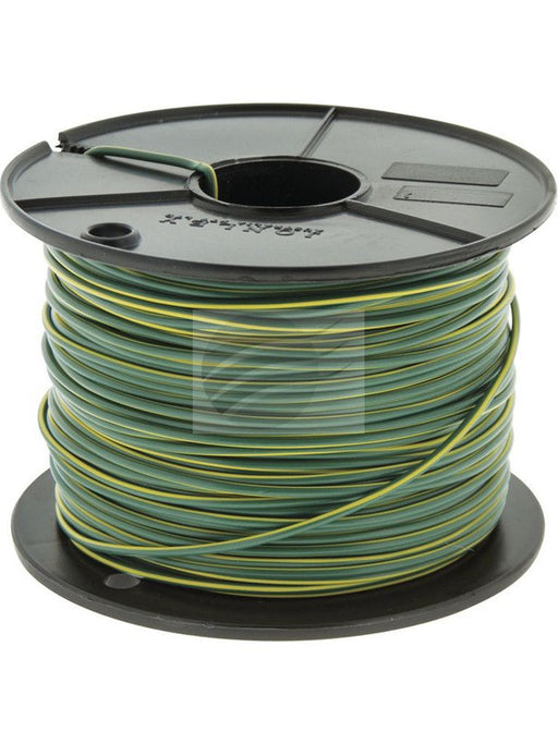 Tycab 3mm Single Core Trace Cable Green Yellow 100M(14/0.32)(Auto 150) CW1367 Tycab - Micks Gone Bush
