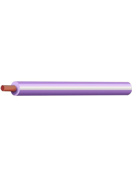 Tycab 3mm Single Core Trace Cable Violet White 100M(14/0.32)(Auto 150) CW1385 Coax. Cables & Connectors Tycab - Micks Gone Bush
