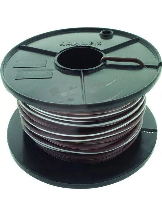 Tycab 4mm Single Core Trace Cable Brown White 30M(23/0.32)(Auto 152) CW1431 Tycab - Micks Gone Bush