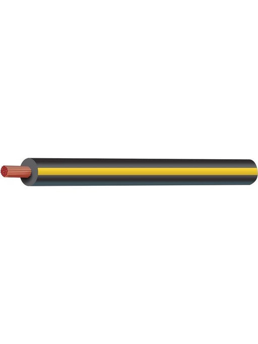 Tycab 4mm Single Core Trace Cable Black Yellow 100M(23/0.32)(Auto 152) CW1438 Tycab - Micks Gone Bush