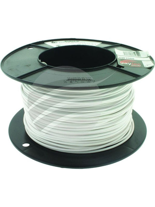Tycab 5mm Single Core Cable White 100M (36/0.32) (Auto 154) # Asc14103 CW1508 Tycab - Micks Gone Bush