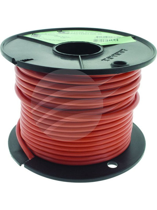 Tycab 6mm Single Core Cable Orange 30M (57/0.32) (Auto 156) # Asc16503 CW1615 Coax. Cables & Connectors Tycab - Micks Gone Bush