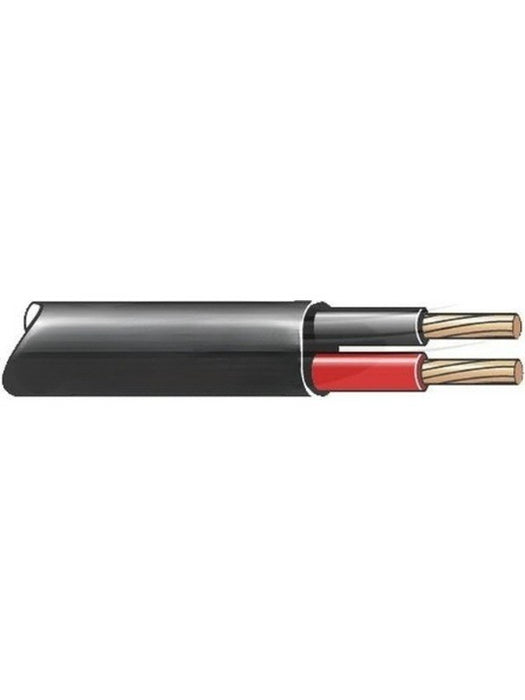 Tycab 2mm Twin Core Cable Red Black with Black Sheath 30M (7/0.32) CW2201 Tycab - Micks Gone Bush