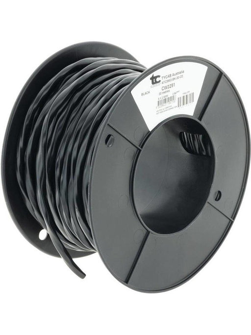 Tycab 2.5mm Five Core Trailer Cable with Black Sheath 30M (8/0.32) CW3251 Tycab - Micks Gone Bush