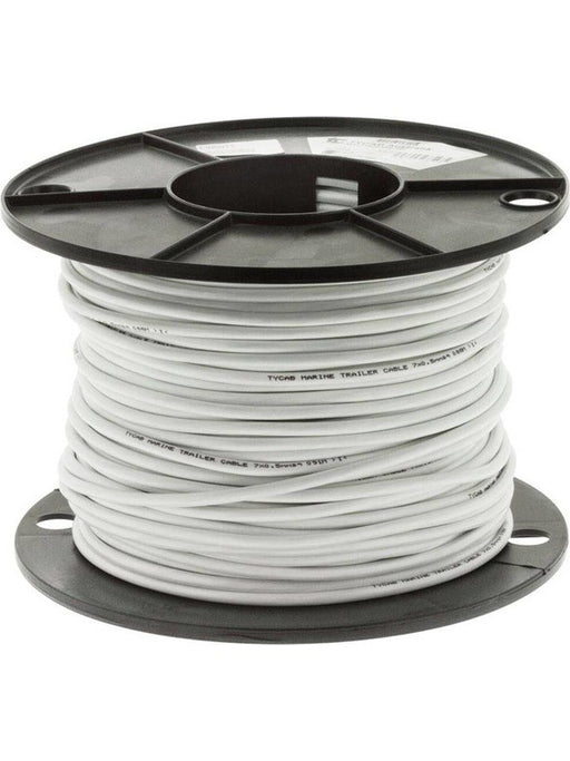 Tycab 2mm Seven Core Marine Cable with White Sheath 100M (16/0.20) CW5071 Tycab - Micks Gone Bush