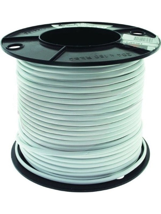 Tycab 3mm Twin Core Marine Cable Red Black W/White Sheath Tinned 100M CW5321 Tycab - Micks Gone Bush