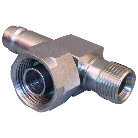 Red Dot OEX Air Conditioning Compressor Fitting #10 90° Male O-ring CPX075 AIR CONDITIONING COMPRESSOR FITTING REDDOT - Micks Gone Bush