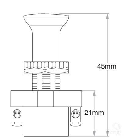 OEX Push Pull Switch On / Off Spst 16A 12V Part No. ACX3670BL SWITCH OEX - Micks Gone Bush