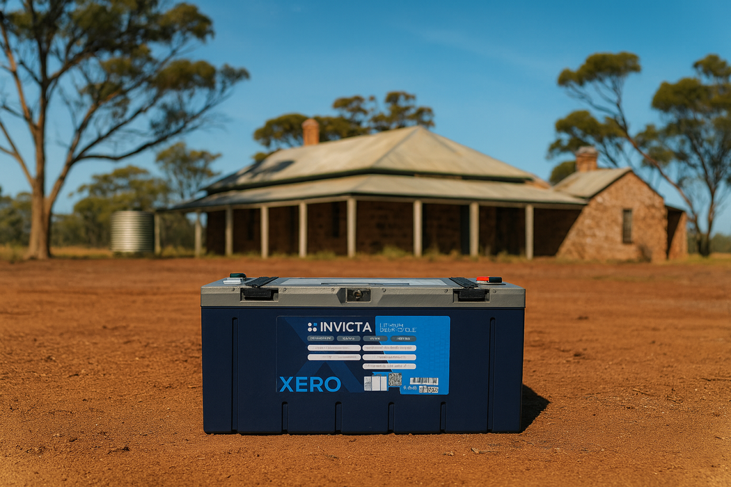 Invicta Xero 12V 200Ah Lithium Battery with Bluetooth | Smart LiFePO₄ Outdoor Recreation > Camping > Batteries & Generators Invicta - Micks Gone Bush