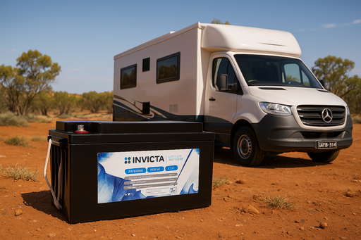 Invicta 24V 100Ah Lithium Battery with Bluetooth — Premium Deep Cycle LiFePO₄ Outdoor Recreation > Camping > Batteries & Generators Invicta - Micks Gone Bush