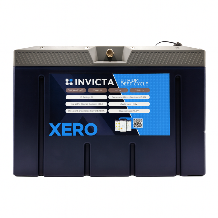 Invicta Xero 12V 300Ah Lithium Battery with Bluetooth – IP67 Waterproof Batteries Micks Gone Bush - Micks Gone Bush