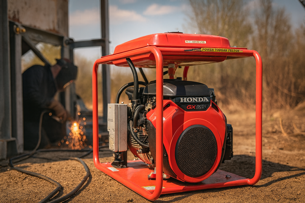 16kVA GH16000E-LRT-3 Open Frame Generator Business & Industrial Genelite - Micks Gone Bush