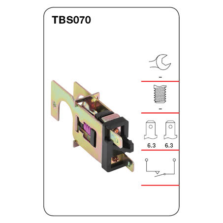 Tridon Stop Light Switch TBS070 Normally Open SWITCH TRIDON - Micks Gone Bush