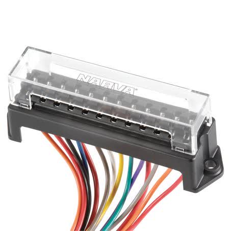 Narva Fuse Box Standard Blade 12 Way 30A 1 Pce Part No. 54426 FUSE BOX NARVA - Micks Gone Bush