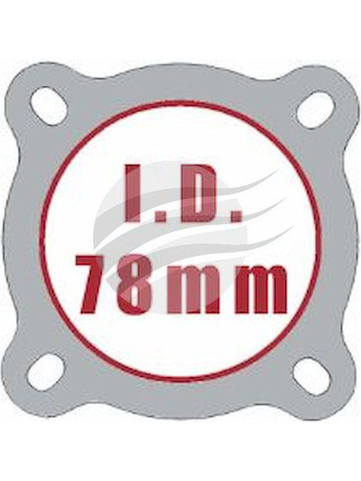 Aunger Exhaust Gasket Universal 3" 4 Bolt Gasket DAPG106R-10 Aunger - Micks Gone Bush
