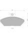 Bosch Brake Pad Front Set DB1023BL BOSCH - Micks Gone Bush