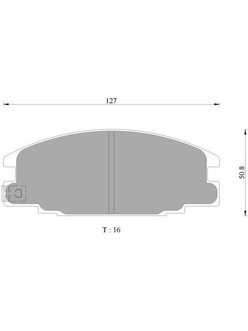 Bosch Brake Pad Front Set DB1116BL BOSCH - Micks Gone Bush