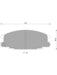 Bosch Brake Pad Front Set DB1116BL BOSCH - Micks Gone Bush