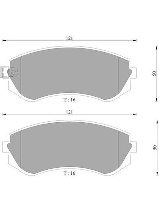 Bosch Brake Pad Set DB1148BL BOSCH - Micks Gone Bush