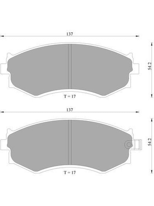 Bosch Brake Pad Front DB1165BL BOSCH - Micks Gone Bush
